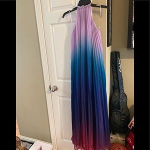 Ombré maxi dress